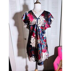 California Dynasty Nightgown Size S Vintage 80's Indie Sleaze Quiet Luxury Slip